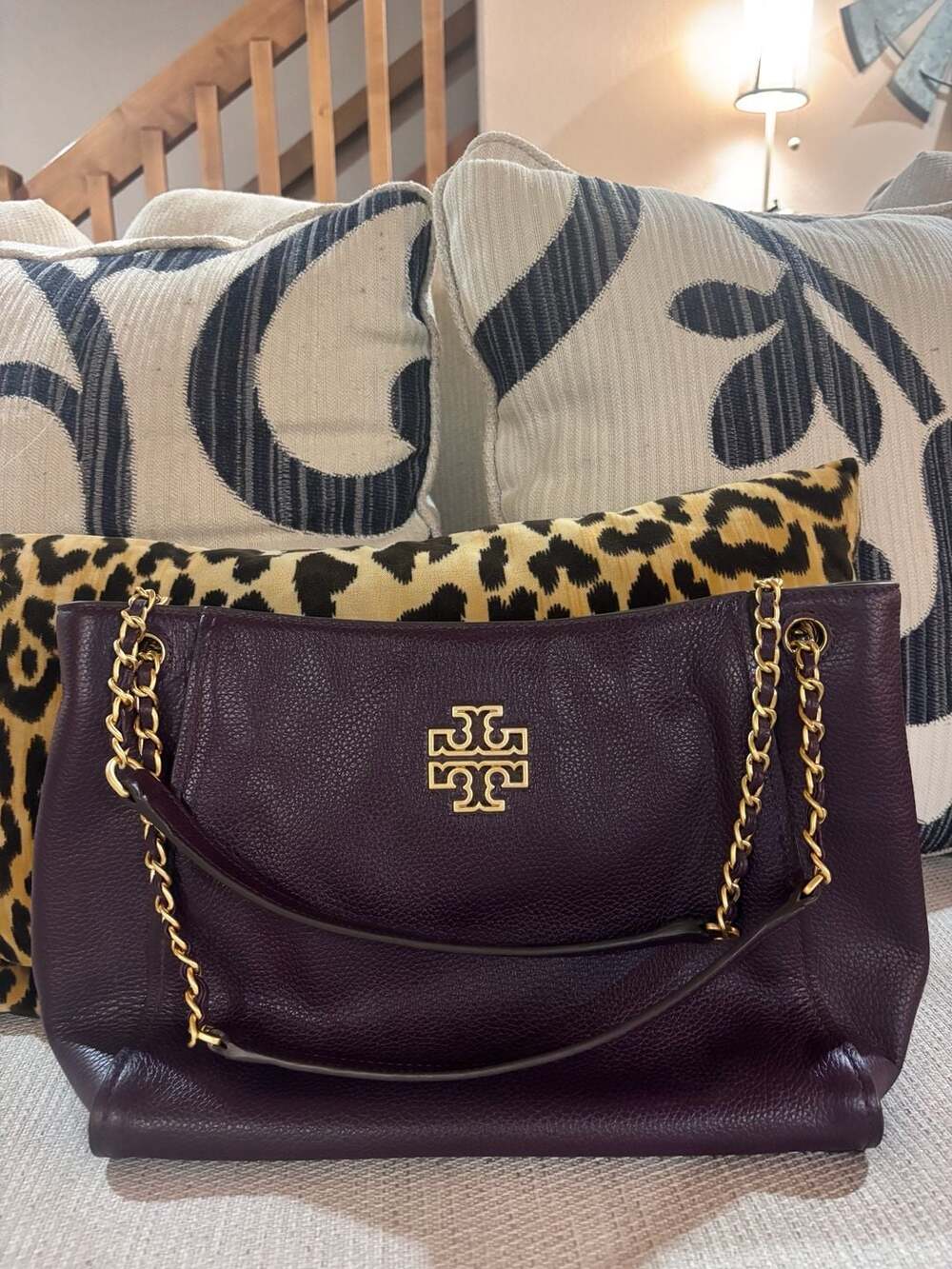 Tory Burch Britten Small Slouchy Tote